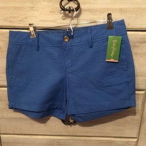 NWT Lilly Pulitzer Callahan Shorts in Lapis Blue